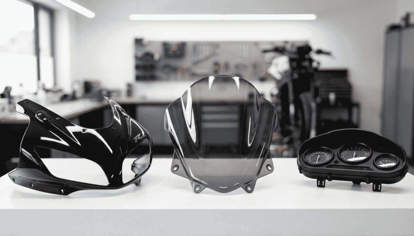 designing motorcycle plastic parts